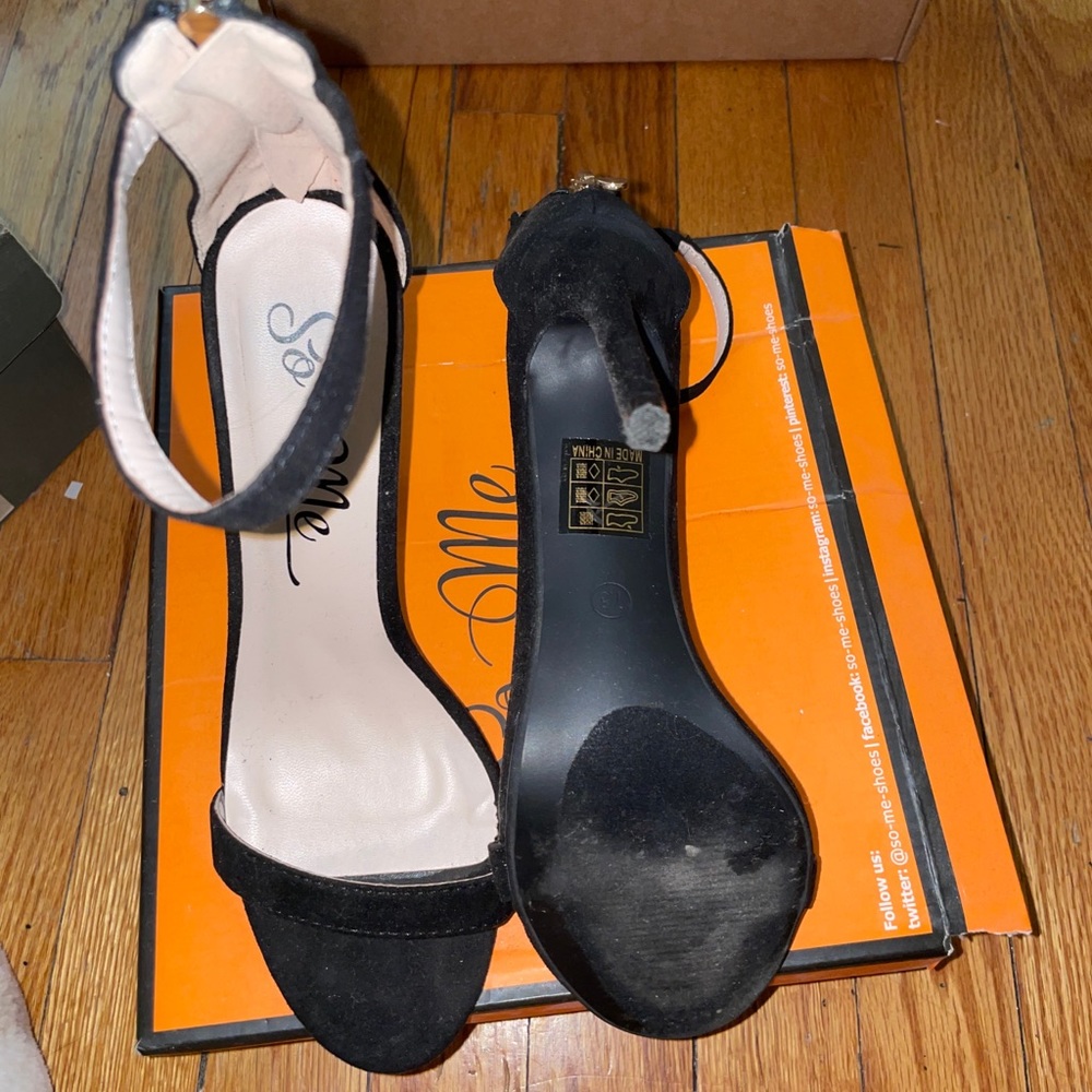 Black heels